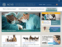 Tablet Screenshot of acvs.org